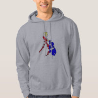 Philippinische Karten-großer Kapuzenpulli