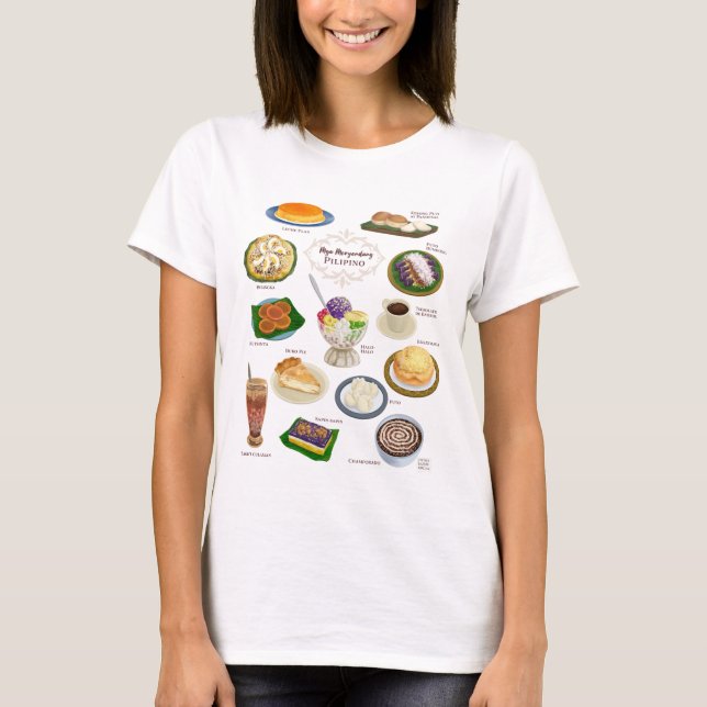 philippinische Küche / Meryenda / Desserts T-Shirt (Vorderseite)