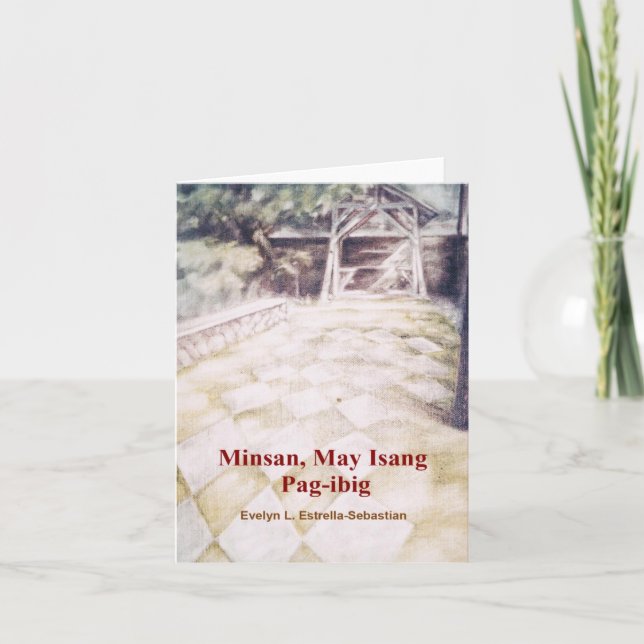 Philippinische Liebe-Geschichtenanmerkungskarte Karte (Vorderseite)