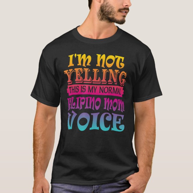 philippinische Mama T-Shirt (Vorderseite)
