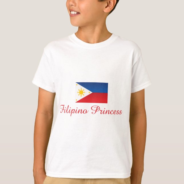 Philippinische Prinzessin 1 T-Shirt (Vorderseite)
