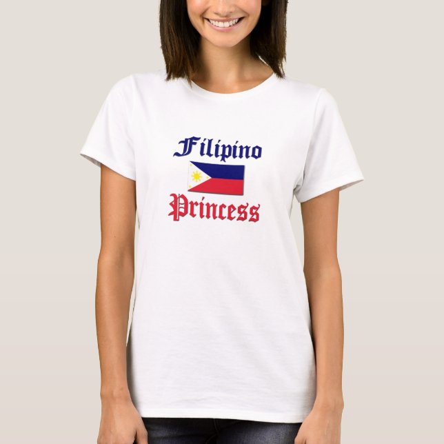 Philippinische Prinzessin T-Shirt (Vorderseite)