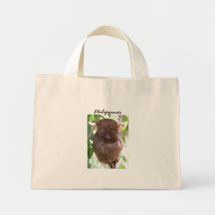 Philippinische Tarsier-Tasche Mini Stoffbeutel
