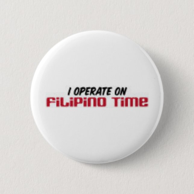 Philippinische Zeit Button (Vorderseite)