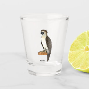 Philippinischer Adler-Cartoon Schnapsglas