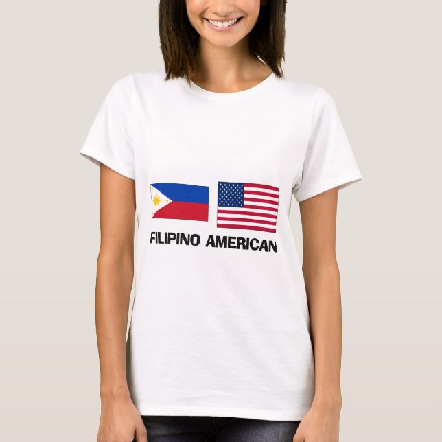 philippinischer Amerikaner T-Shirt (Vorderseite)