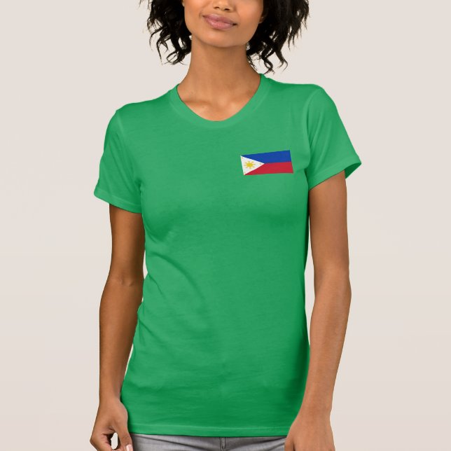 Philippinischer Flaggen-T - Shirt (Vorderseite)