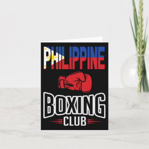 Philippinischer Flaggenboxing Karte