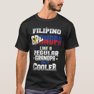 Philippinischer Großvater mögen einen regelmäß T-Shirt