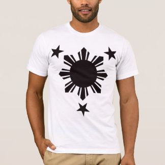 Philippinischer grundlegender Sun und Sterne - T-Shirt