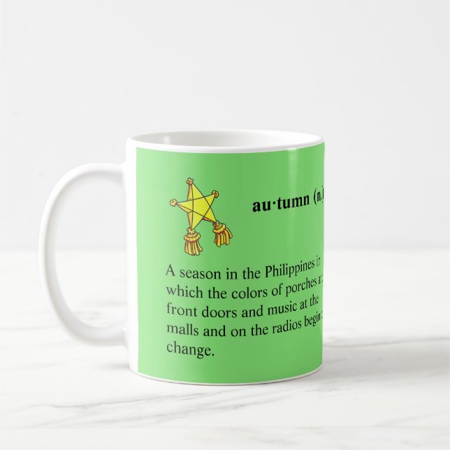 philippinischer Herbst Kaffeetasse (Links)