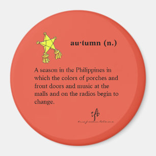 philippinischer Herbstkreislauf Magnet