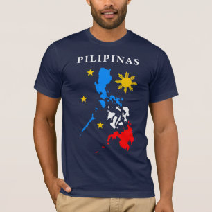 philippinischer Karten-T - Shirt
