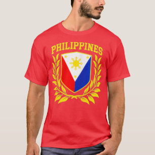 Philippinischer Stolz mit philippinischer Flagge W T-Shirt