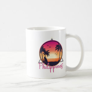Philippinischer Stolz Strand Surfen Geschenk Phili Kaffeetasse