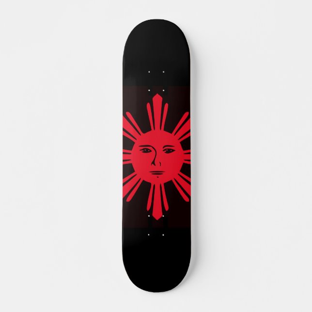 Philippinischer Sun der Freiheit Skateboard (Vorne)