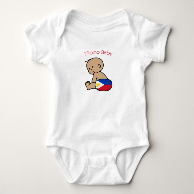 Philippinisches Baby Strampler (Vorderseite)