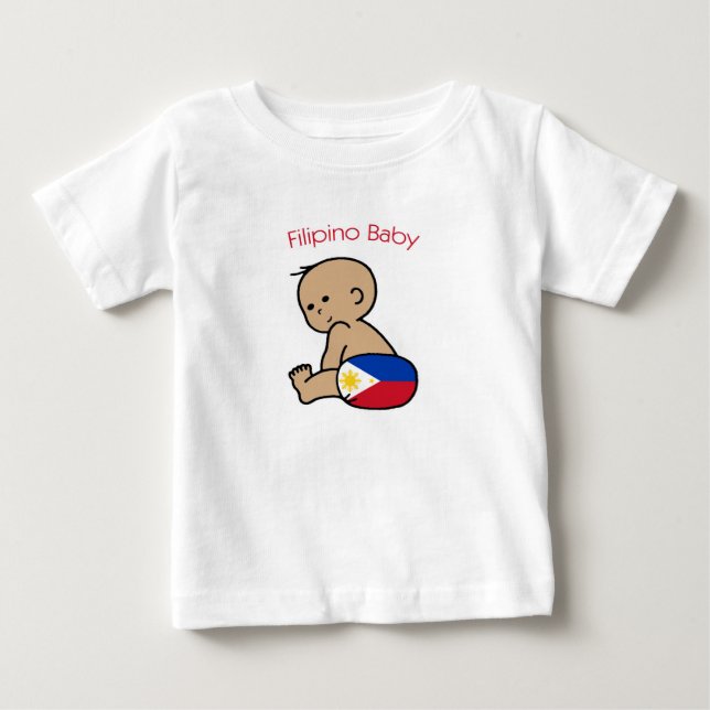 Philippinisches Baby T-shirt (Vorderseite)