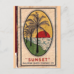 philippinisches Buchcover ca. 1940 Postkarte