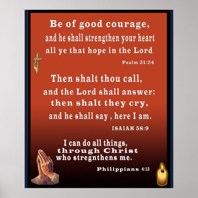 Philippinisches Christliches Poster (Vorne)