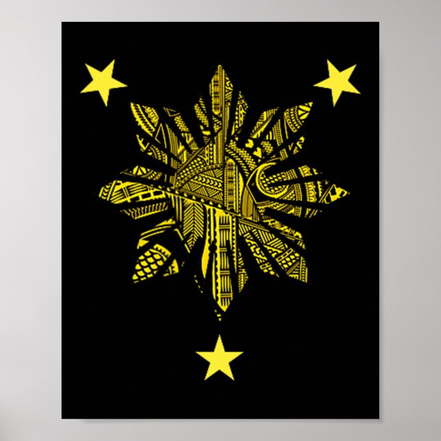 Philippinisches Erbe - Polynesischer Stammeskriege Poster (Vorne)