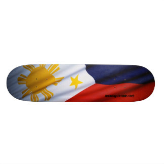 Philippinisches Flaggen-Skateboard Skateboard
