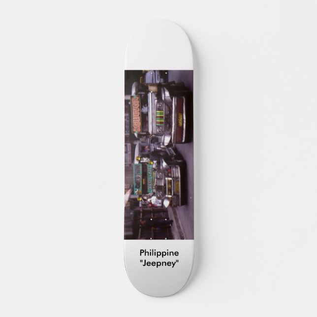 Philippinisches "Jeepney " Skateboard (Vorne)