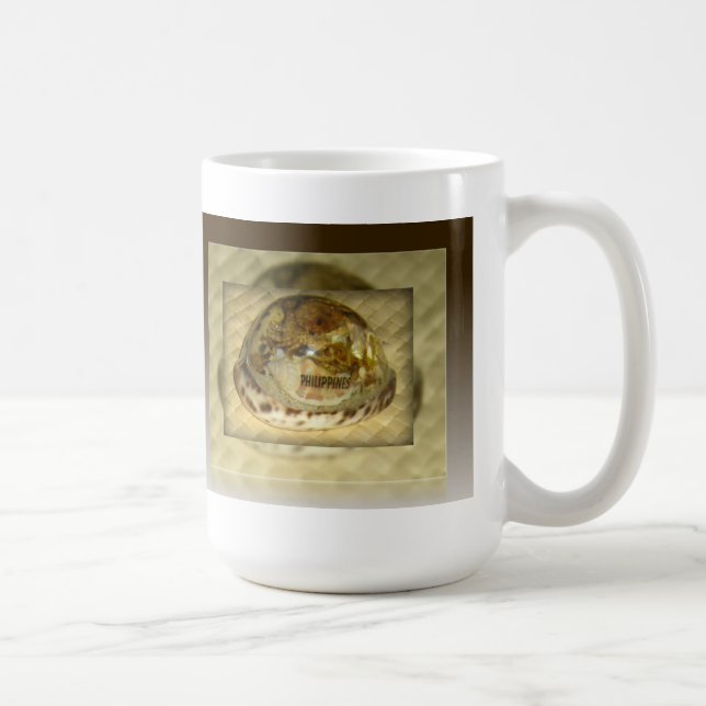 Philippinisches SeeMuschelfilipino-Tasse Kaffeetasse (Rechts)
