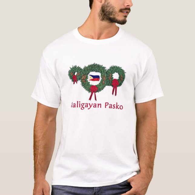 Philippinisches Weihnachten 2 T-Shirt (Vorderseite)