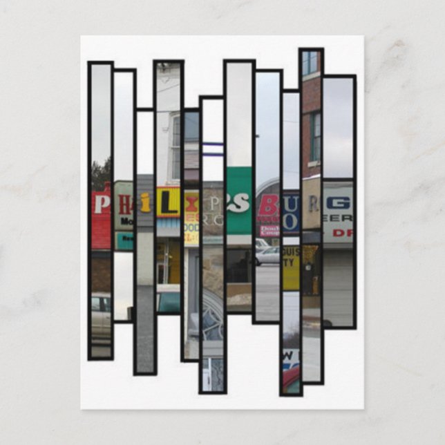 Philipsburg Postkarte (Vorderseite)