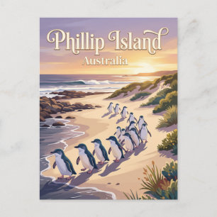 Phillip Island Australien Postkarte