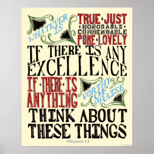 Phillipier 4:8 Poster