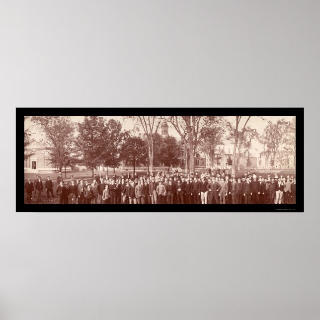 Phillips Academy Exeter NH Foto 1903 Poster (Vorne)