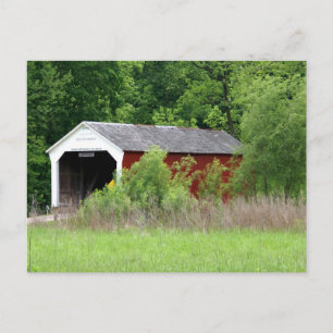 Phillips Covered Bridge Postkarte
