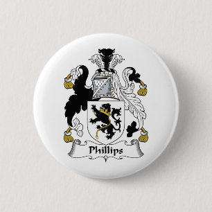 Phillips-Familienwappen Button