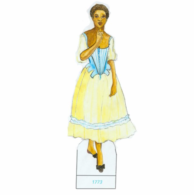 Phillis Wheatley Fotoskulptur 1773 (Vorne)