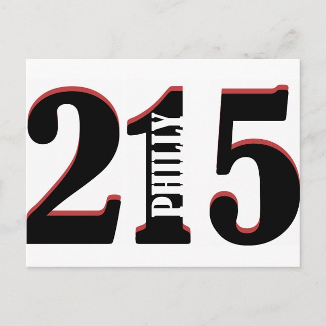 Philly 215 postkarte (Vorderseite)