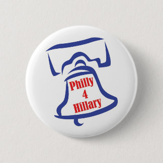 Philly 4 Hillary Knopf Button