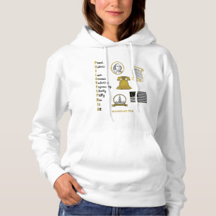 Philly Acronym Tourist Ladys Hoodie