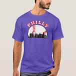 Philly Baseball  Philly PA Cityscape Skyline  T-Shirt<br><div class="desc">Philly Baseball  Philly PA Cityscape Skyline  .</div>