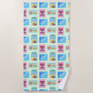 Philly Beach Towel - Philadelphia Tin Fish Sardine Strandtuch