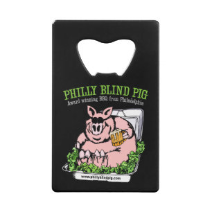 Philly Blind Pig GRILLEN Geldbeutel Flaschenöffner