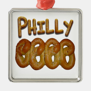 Philly Brezeln Ornament Aus Metall