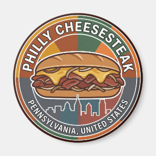 Philly Cheesesteak (Philadelphia) Pennsylvania Magnet