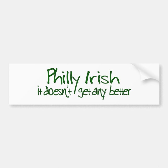 Philly Iren Autoaufkleber (Vorne)