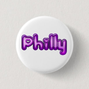 Philly, Knopf, zum Verkauf ! Button