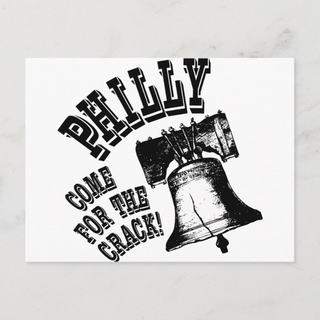 Philly - Kommen Sie zum Crack! Postkarte (Vorderseite)