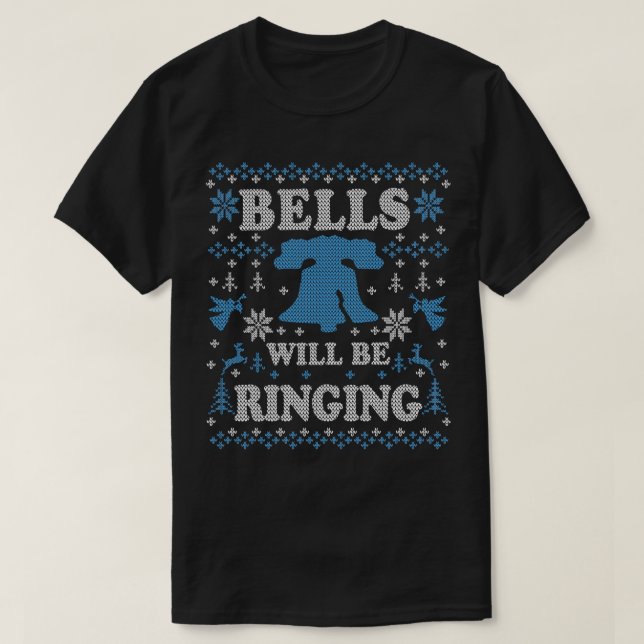 Philly Liberty Bell Philadelphia Bells wird rin T-Shirt (Design vorne)
