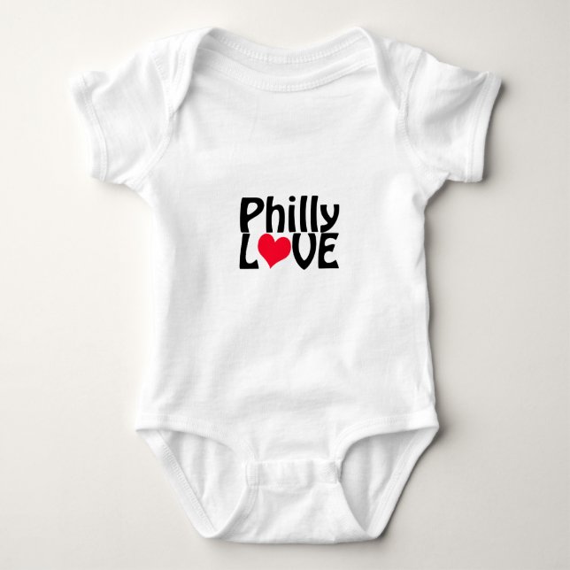 Philly Liebe Baby Strampler (Vorderseite)