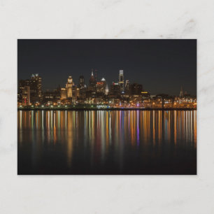 Philly night postkarte